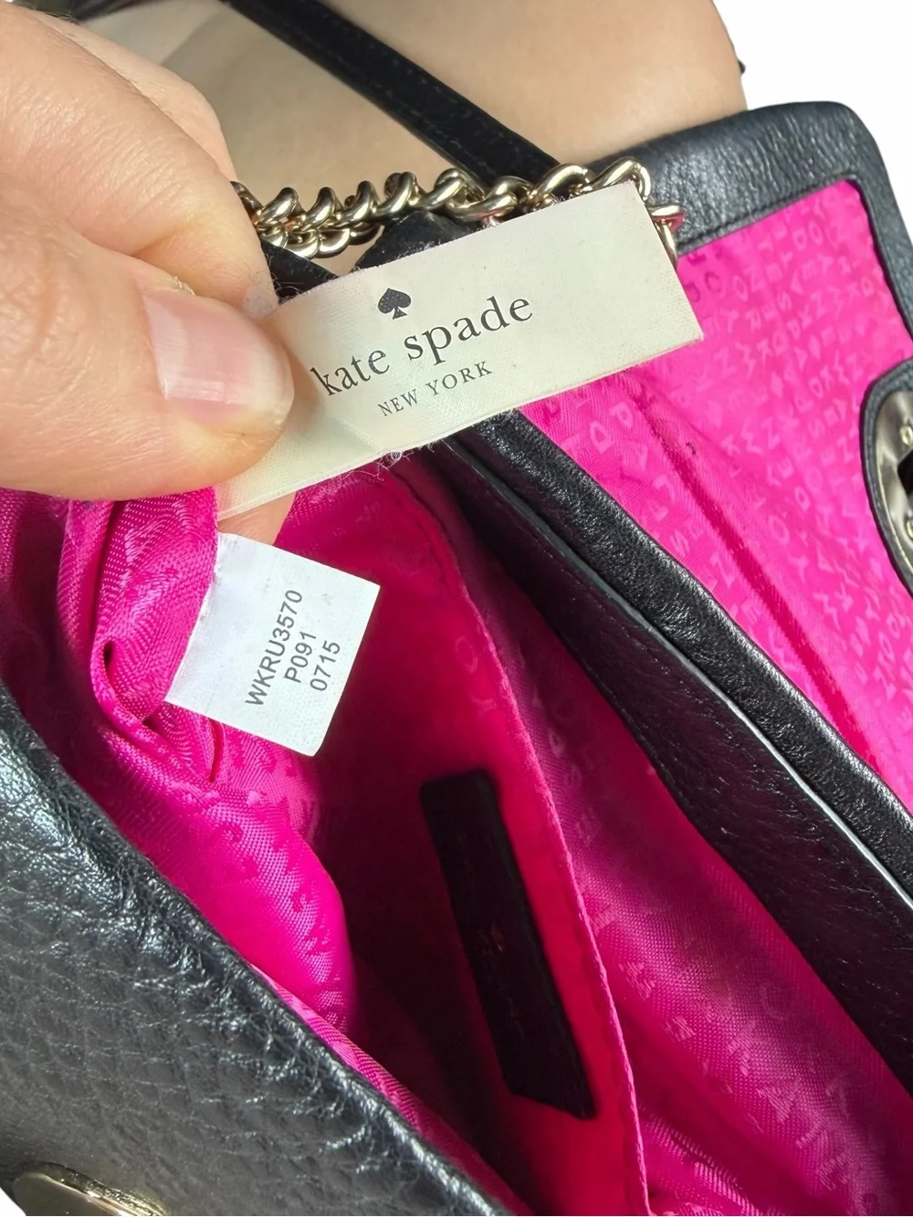 Kate Spade Whitaker Place Naomi Quilted Black Crossbody